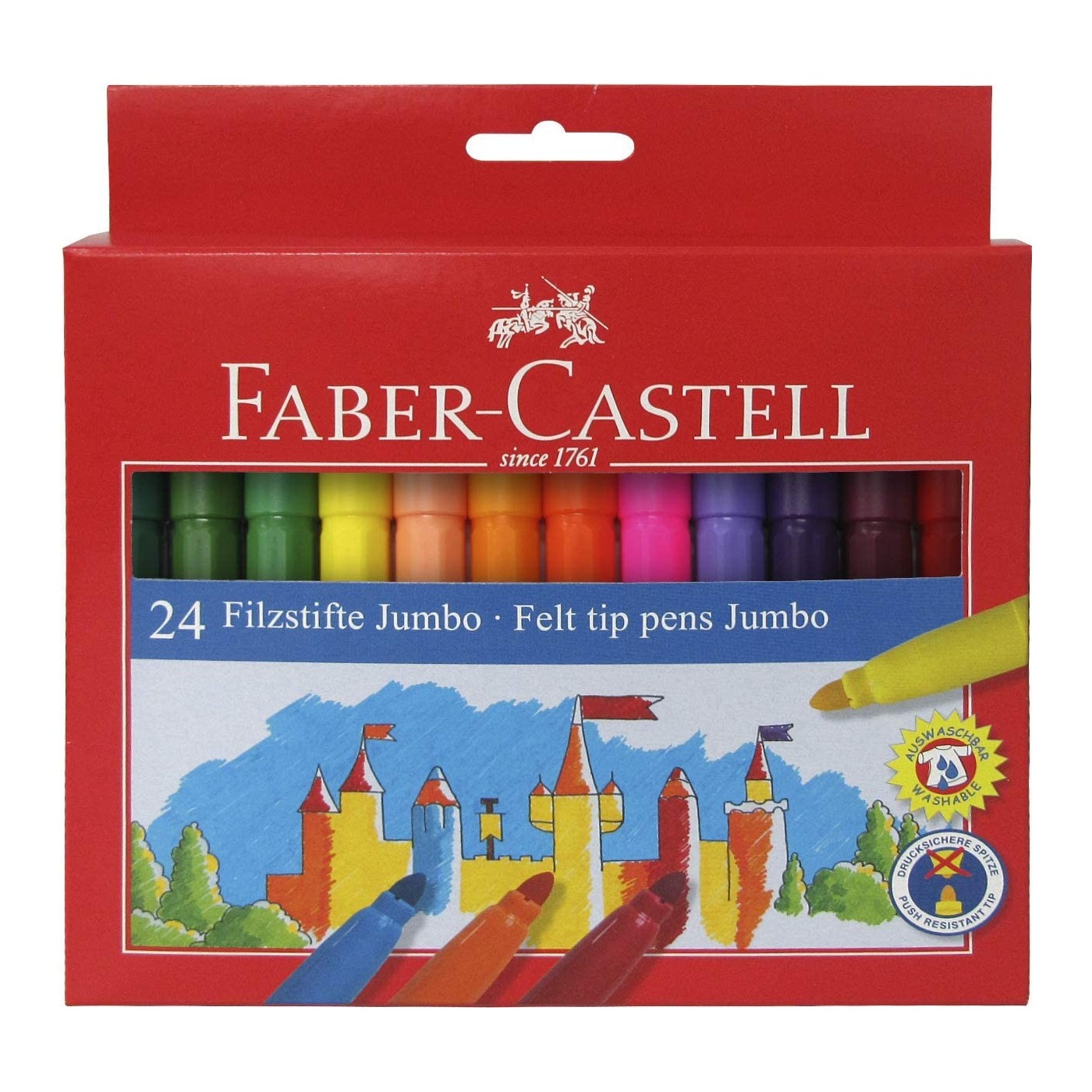 Faber-Castell Μαρκαδόροι Fibre-Tipe Pen Jumbo 24