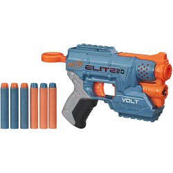 Hasbro Nerf Elite 2.0 Volt Sd-1 Blaster – 6 Official Nerf Darts, Light Beam Targeting, 2-Dart Storage E9952 5010993732029