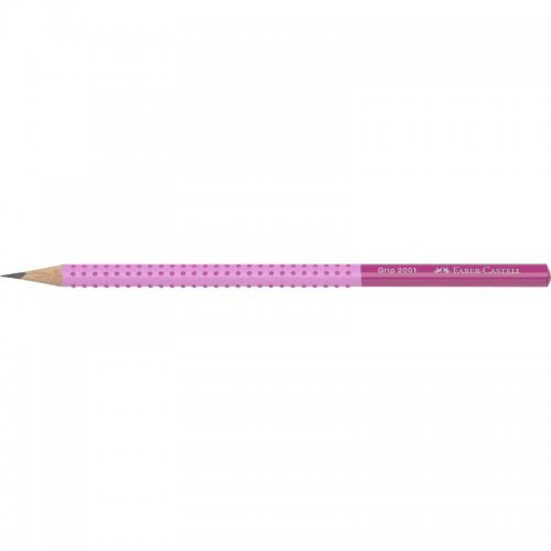 Faber-Castell Grip 2001 HB Μολύβι Δίχρωμο Ροζ - Φουξια 517072 4005405170286