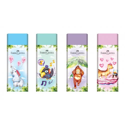 Faber-Castell Eraser Pastel Happy Jungle - 4 Projects 188739 9555684687340