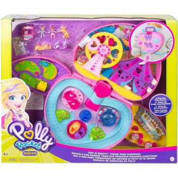 Mattel Polly Pocket Tiny Is Mighty Theme Park Σακίδιο Σετ Παιχνιδιού GKL60 887961829402