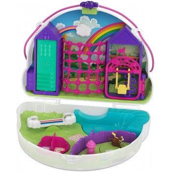 Mattel Polly Pocket Tiny Power Rainbow Dream Purse Τρέντι Τσαντάκι Ουράνιο Τόξο GKJ63 / GKJ65 887961828634