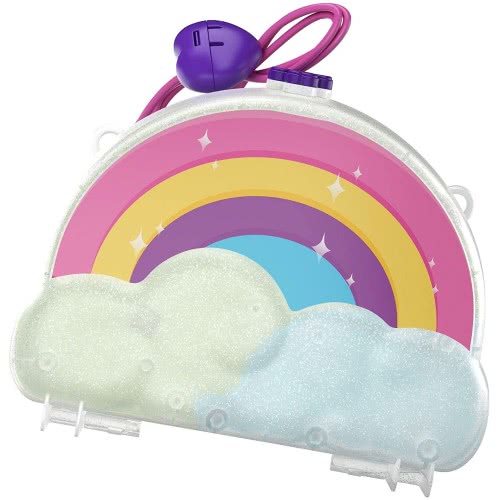 Mattel Polly Pocket Tiny Power Rainbow Dream Purse Τρέντι Τσαντάκι Ουράνιο Τόξο GKJ63 / GKJ65 887961828634