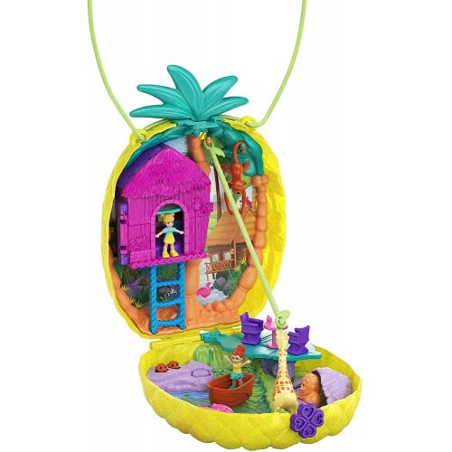 Mattel Polly Pocket Tropicool Pineapple Purse GKJ63 / GKJ64 887961828641
