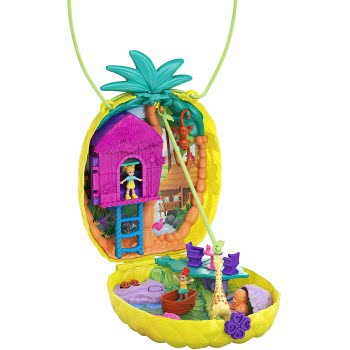 Mattel Polly Pocket Tropicool Pineapple Purse GKJ63 / GKJ64 887961828641