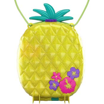 Mattel Polly Pocket Tropicool Pineapple Purse Τρέντι Τσαντάκι Ανανάς GKJ63 / GKJ64 887961828641