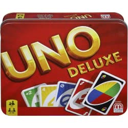 Mattel Uno Deluxe Παιχνίδι Καρτών K0888 027084378078