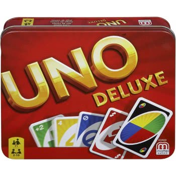 Mattel Uno Deluxe Card Game K0888 027084378078