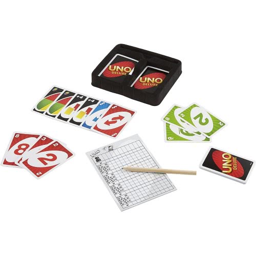 Mattel Uno Deluxe Card Game K0888 027084378078