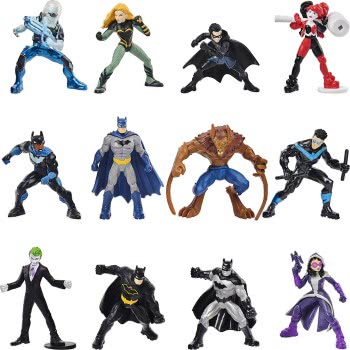 Spin Master Batman DC: The Caped Crusader Mini Φιγούρα 5 Εκ. - 1 Τεμάχιο 6055954 778988134863
