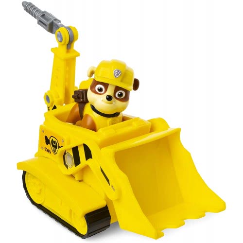 Spin Master Paw Patrol Rubble Bulldozer Βασικό Όχημα Με Φιγούρα 6052310 778988259924