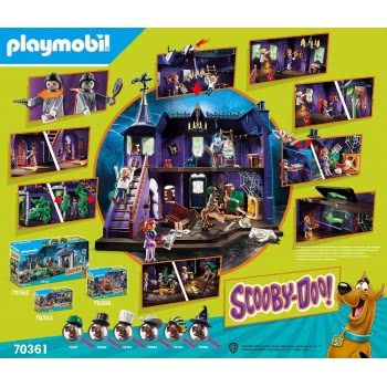 Playmobil Scooby-Doo! Περιπέτεια Στο Στοιχειωμένο Σπίτι 70361 4008789703613