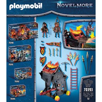 Playmobil Knights Burnham Raiders Fire Ram 70393 4008789703934