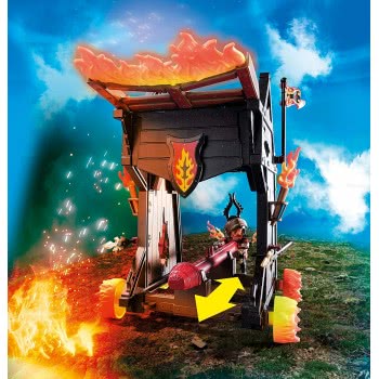 Playmobil Knights Burnham Raiders Fire Ram 70393 4008789703934