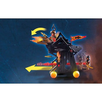 Playmobil Knights Burnham Raiders Fire Ram 70393 4008789703934