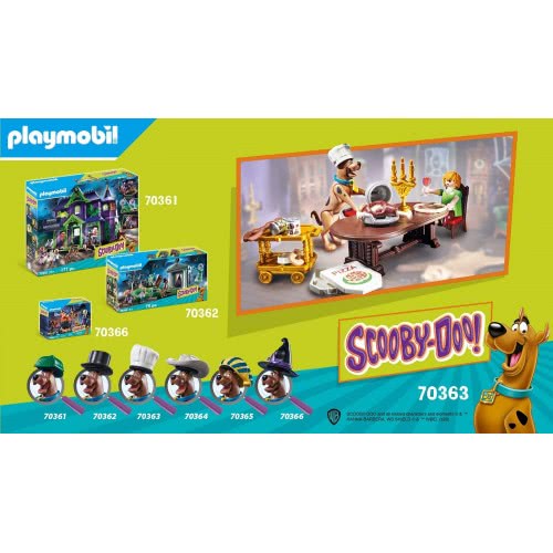 Playmobil Scooby-Doo! Dinner With Scooby And Shaggy 70363 4008789703637