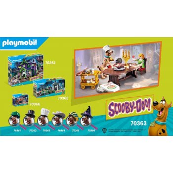 Playmobil Scooby-Doo! Δείπνο Με Τον Σάγκι 70363 4008789703637