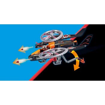 Playmobil Galaxy Police Ελικόπτερο Galaxy Pirates 70023 4008789700230