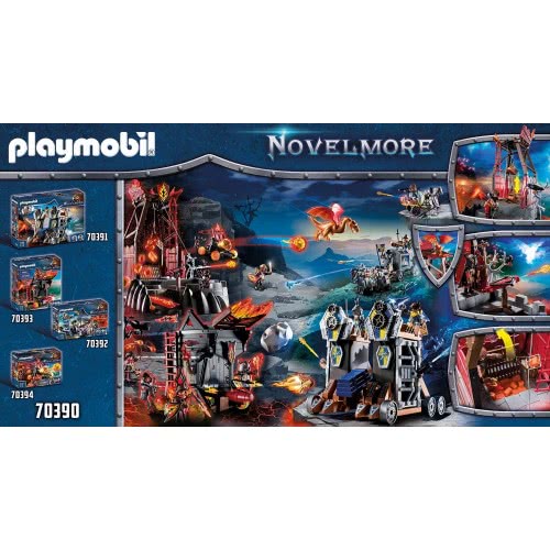 Playmobil Novelmore Burnham Raiders Lava Mine 70390 4008789703903