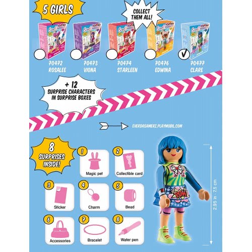 Playmobil Everdreamerz Clare Comic World 70477 4008789704771