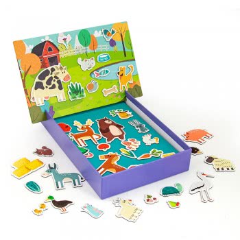 As company Magnet Box Animals 41 Educational Paper Magnets For Ages 3+ 1029-64036 5203068640361