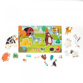 As company Magnet Box Animals 41 Educational Paper Magnets For Ages 3+ 1029-64036 5203068640361