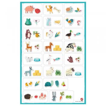 As company Magnet Box Animals 41 Educational Paper Magnets For Ages 3+ 1029-64036 5203068640361