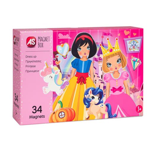 As company Magnet Box Πριγκίπισσες Dress Mix Match 34 Εκπαιδευτικοί Χάρτινοι Μαγνήτες Για 3+ Χρονών 1029-64038 5203068640385