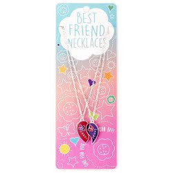 Gama Brands Best Friends Necklaces Heart-Butterfly Split 14482399 5060560823995