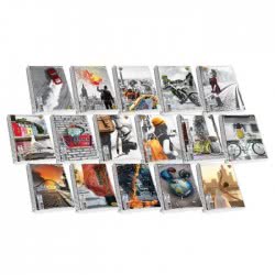 SKAG Street Icons Notebook Spiral 2 Subjects 90 Sheets 17X25 257176 5201303257176
