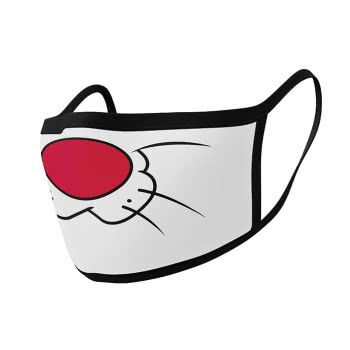 Pyramid International Face Covering (2 Pieces) Looney Tunes (Sylvester) GP85564 5050293855646