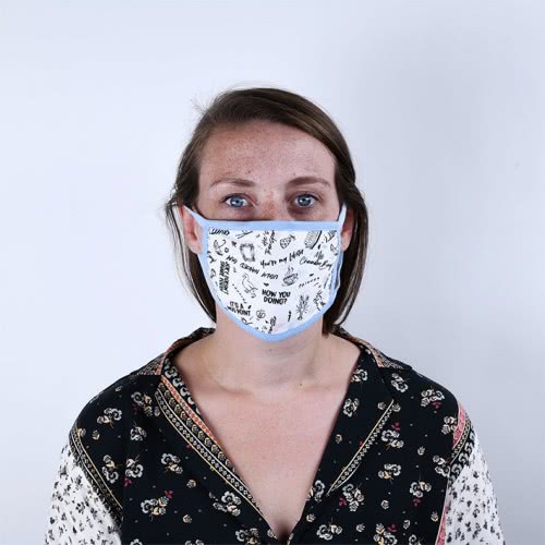 Pyramid International Face Covering (2 Pieces) Phrases (Friends) GP85574 5050293855745
