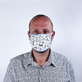 Pyramid International Face Covering (2 Pieces) Phrases (Friends) GP85574 5050293855745