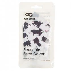 OEM Eco Chic White Scatty Scotty Dogs Recycled Face Cover EC-M07 5060735634357