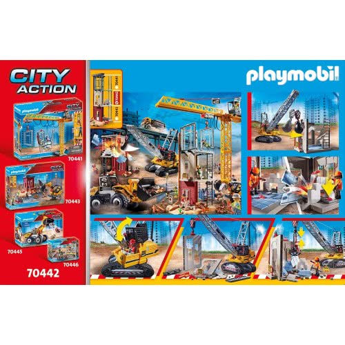 Playmobil Demolition Crane With Working Winch 70442 4008789704429