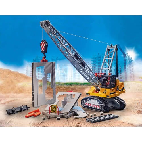 Playmobil Demolition Crane With Working Winch 70442 4008789704429