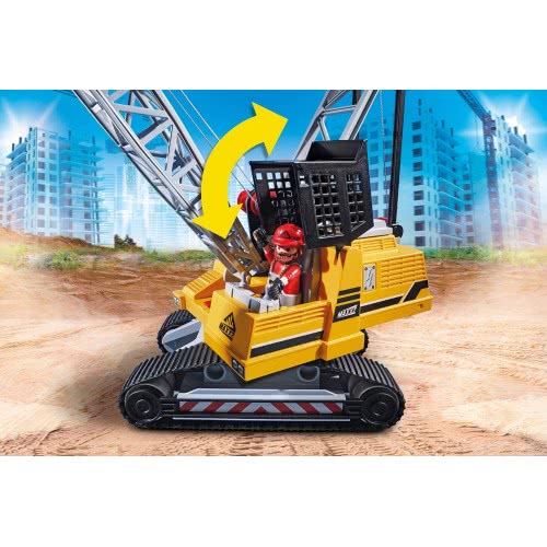Playmobil Demolition Crane With Working Winch 70442 4008789704429