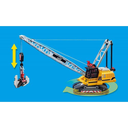 Playmobil Demolition Crane With Working Winch 70442 4008789704429