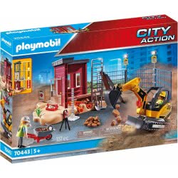 Playmobil Small Excavator With Movable Bucket 70443 4008789704436
