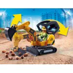Playmobil Μικρός Εκσκαφέας Με Ερπύστριες Και Δομικά Στοιχεία 70443 4008789704436
