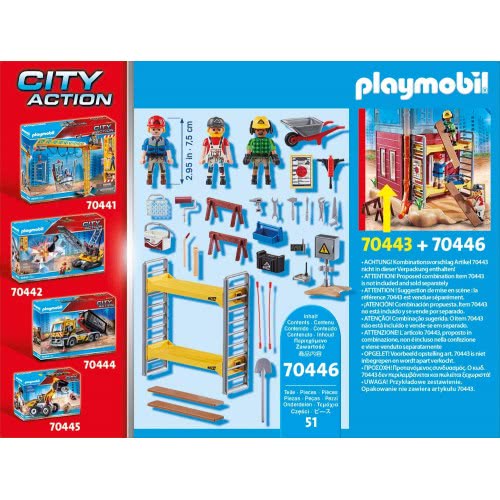 Playmobil Εργάτες Με Σκαλωσιά 70446 4008789704467