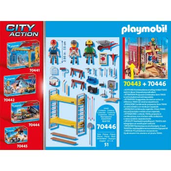 Playmobil Εργάτες Με Σκαλωσιά 70446 4008789704467