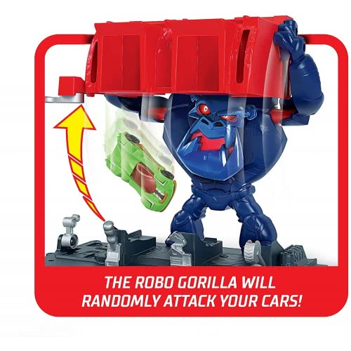 Mattel Hot Wheels Gorilla Rage Garage Attack Play Set FNB05 / GJK89 887961813364