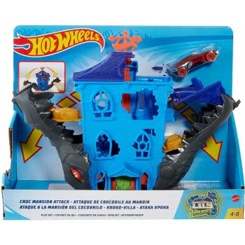 Mattel Hot Wheels Croc Mansion Attack Play Set FNB05 / GJK91 887961813388