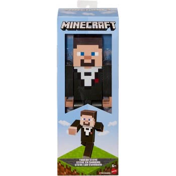 Mattel Minecraft Tuxedo Steve Φιγούρα 30 Cm FLC70 / GNF21 887961868487
