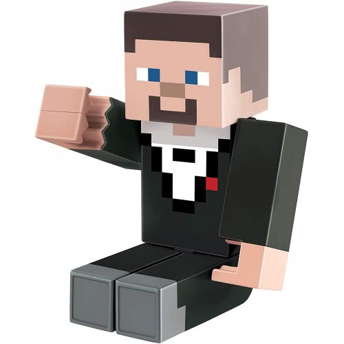 Mattel Minecraft Tuxedo Steve Φιγούρα 30 Cm FLC70 / GNF21 887961868487