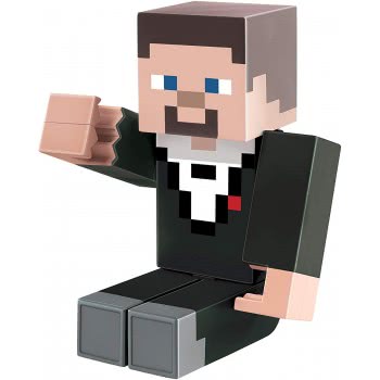 Mattel Minecraft Tuxedo Steve Φιγούρα 30 Cm FLC70 / GNF21 887961868487