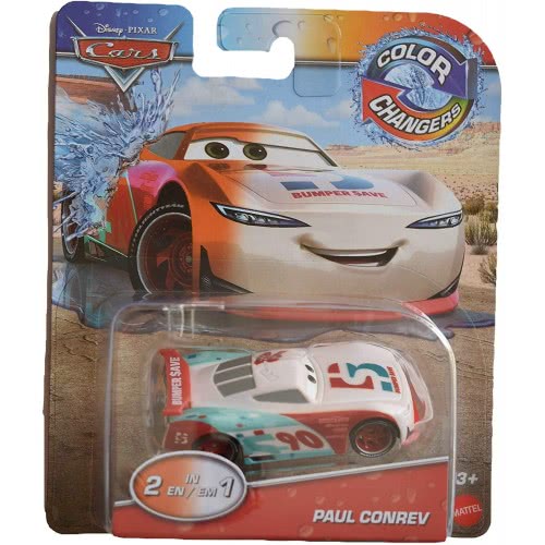 Mattel Cars Αυτοκινητάκια Χρωμοκεραυνοί Color Changers - Paul Conrev GNY94 / GPB00 887961881981