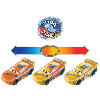 Mattel Cars Αυτοκινητάκια Χρωμοκεραυνοί Color Changers - Dinoco Cruz Ramirez GNY94 / GNY97 887961881936
