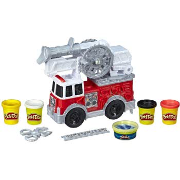 Hasbro Play-Doh Wheels Πυροσβεστικό Όχημα Με 5 Μη-Τοξικά Χρώματα E6103 5010993597338